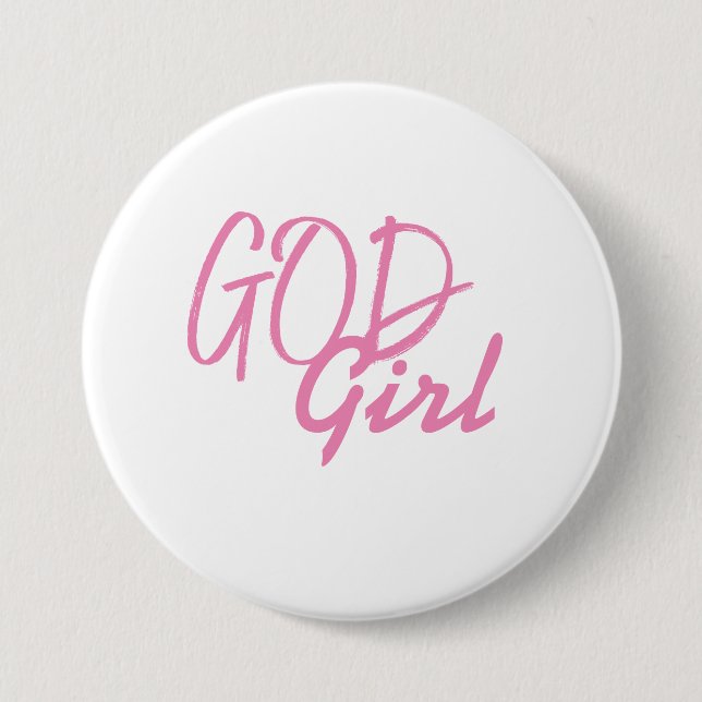 God Girl Button (Vorderseite)