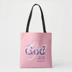 GOD HAT ENDGÜLTIGE SAY-Sprichwörter Monogramm-Schr