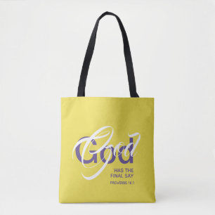 GOD HAT ENDLICH SAY Monogram Scripting Yellow