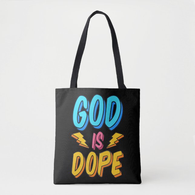God Is Dope Funny Christian Faith Religious Believ (Vorderseite)