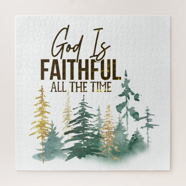 God is Faithful all the Time Puzzle (Vertikal)
