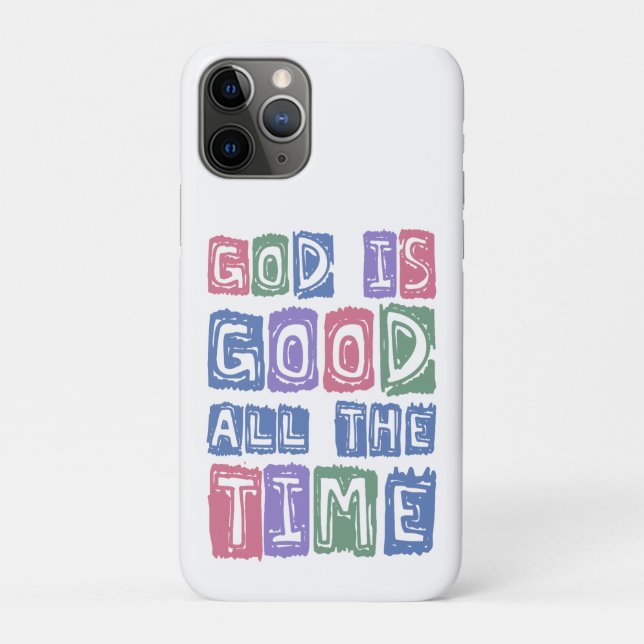 God is good All the time Retro faith Case-Mate iPhone Hülle (Rückseite)