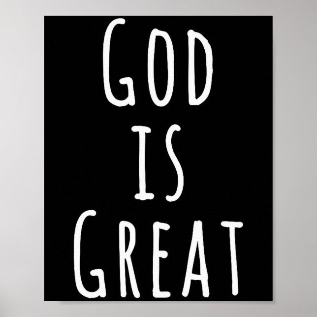 God Is Great  Poster (Vorne)