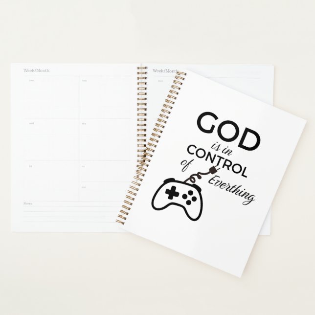 God Is In Control Christian Spiral Notebook - Fai Planer (Anzeige)