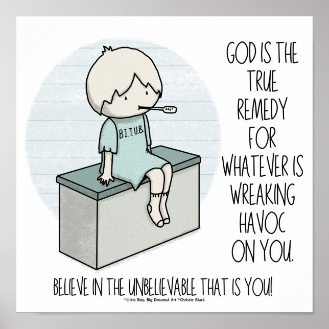 God is the Remedy Poster (Vorne)