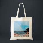 " God is Very Creative " Tote Bag Tragetasche<br><div class="desc">Coastal ,  Rainbow,  Beach Floral Spring or Easter Tote bag</div>