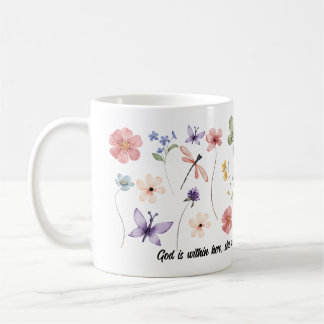 God Is With Her: Christian mug for women Kaffeetasse