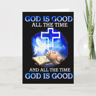 God ist alle Zeit lustig christlich Karte
