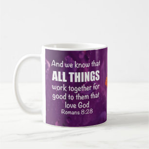 GOD IST IN KONTROLLE Römer 8:28 Christliche Schrif Kaffeetasse