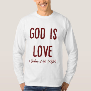 GOD ist Liebe - Bibelverse - Valentinstag T-Shirt