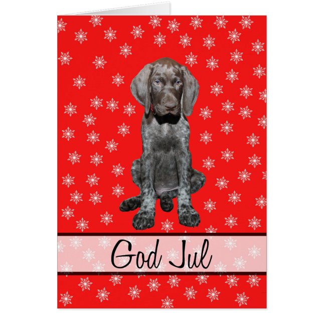 God Jul Swedisch Christmas Card (Vorne)