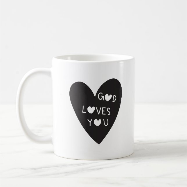 God loves you kaffeetasse (Links)