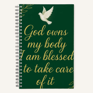 God own you body Journal.  Notizbuch