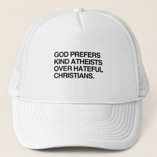 GOD PRÄFERS KIND ATHEISTS TRUCKERKAPPE