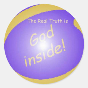 GOD_Real[1] Runder Aufkleber