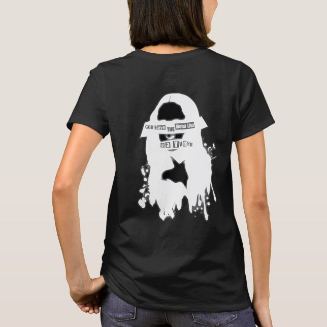 GOD_RETTEN_THE_MONA_LISA T-Shirt (Rückseite)