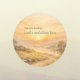 God’s Unfailing Love Christian Faith Sticker