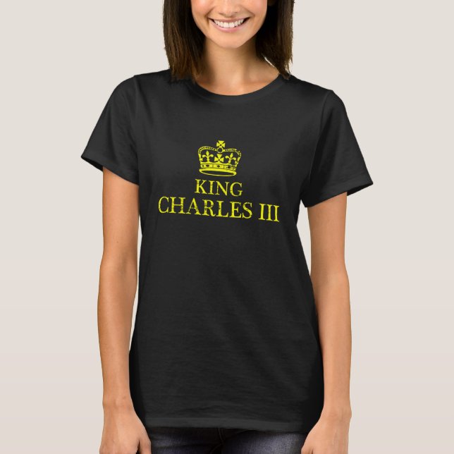 God Save The King König Charles III T-Shirt (Vorderseite)