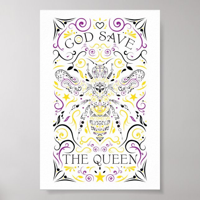 god save the queen poster (Vorne)