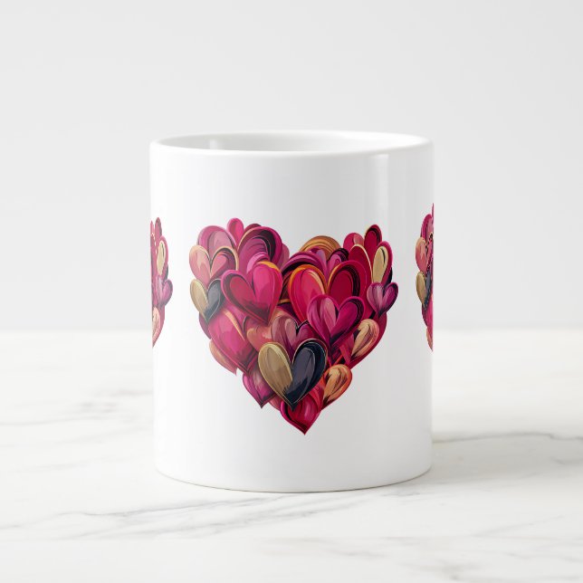 God Say I Am Lace Bow Christian Girl Women Bible V Jumbo-Tasse (Vorderseite)