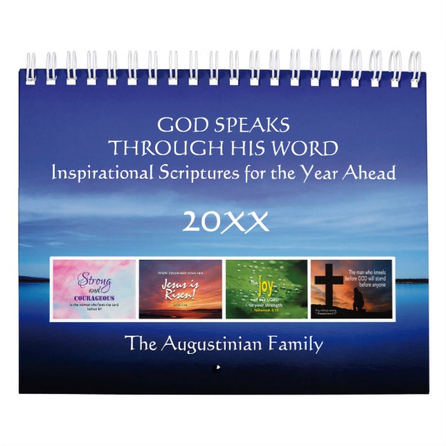GOD SPEAKS Inspirationsskriptur PERSONALISIERT Kalender (Titelbild)