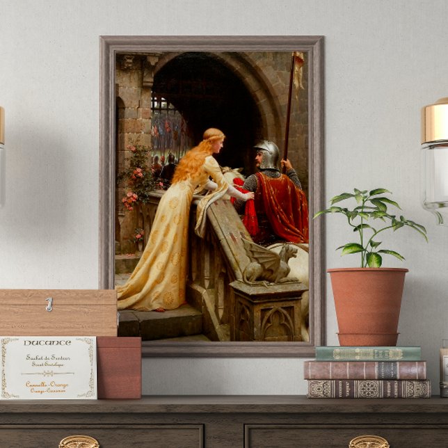 God Speed Edmund Leighton Fine Art Mittelalter Poster (Von Creator hochgeladen)