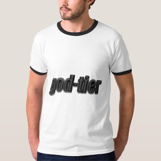God Tier Programmer T-Shirt (Vorderseite)