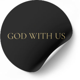 GOD WITH US – Christmas Sticker