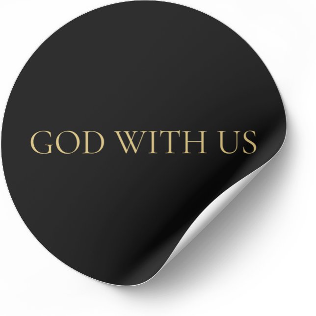 GOD WITH US – Christmas Sticker (Von Creator hochgeladen)
