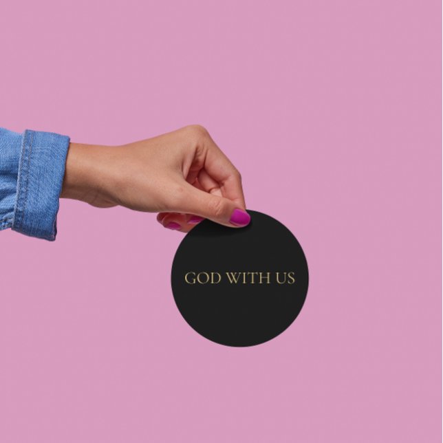 GOD WITH US – Christmas Sticker (Von Creator hochgeladen)