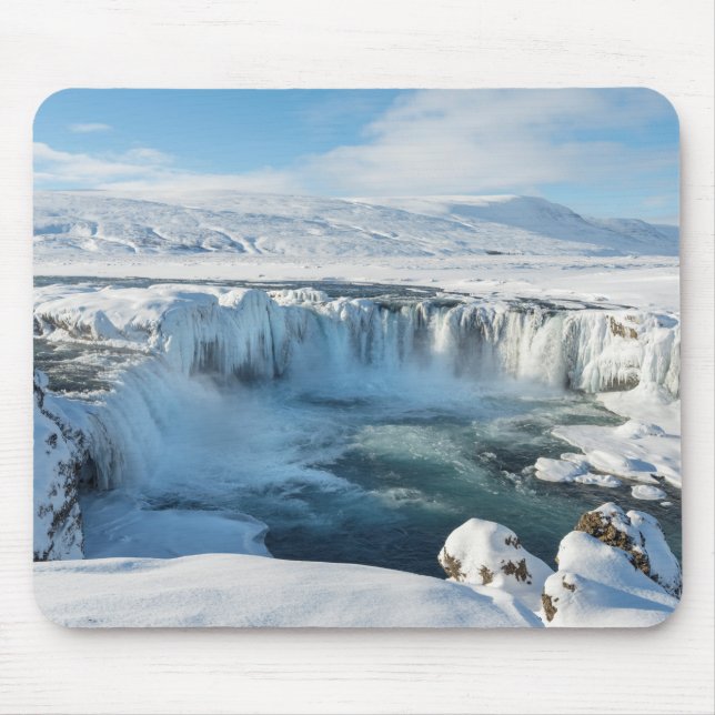 Goda-Wasserfall-Landschaft Mousepad (Vorne)