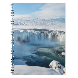 Goda-Wasserfall-Landschaft Notizblock