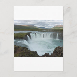 Godafoss Island Postkarte