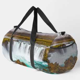 Godafoss Wasserfall, Island Duffle Bag