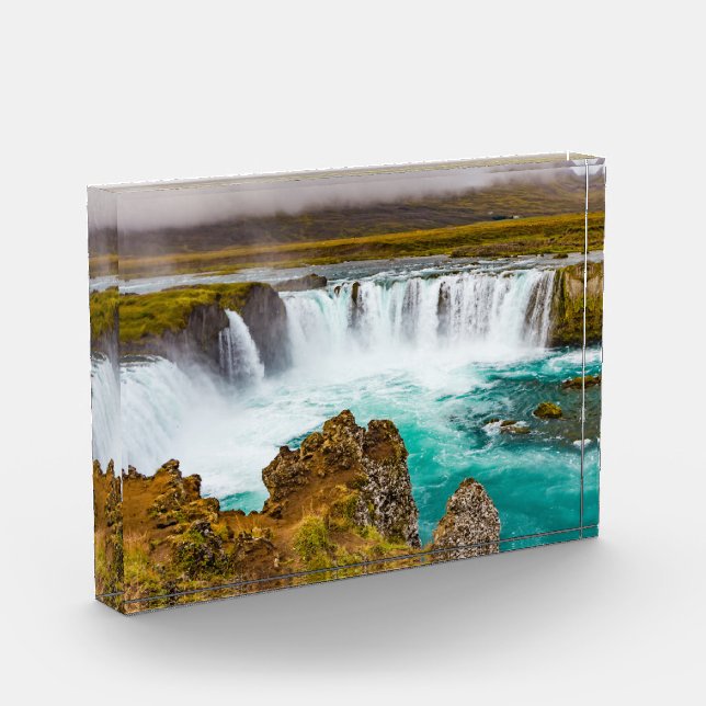 Godafoss Wasserfall, Island Fotoblock (Links)