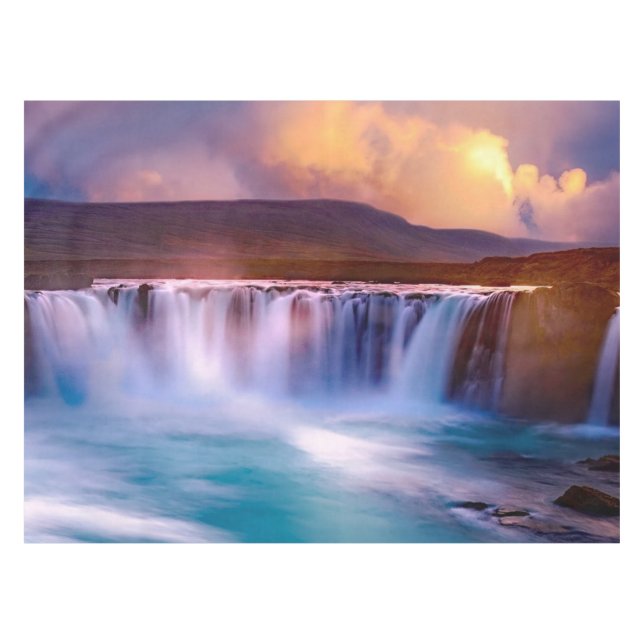 Godafoss Wasserfall Island Tischdecke (Vorderseite (Horizontal))