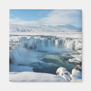 Godafoss Wasserfall-Landschaft Magnet
