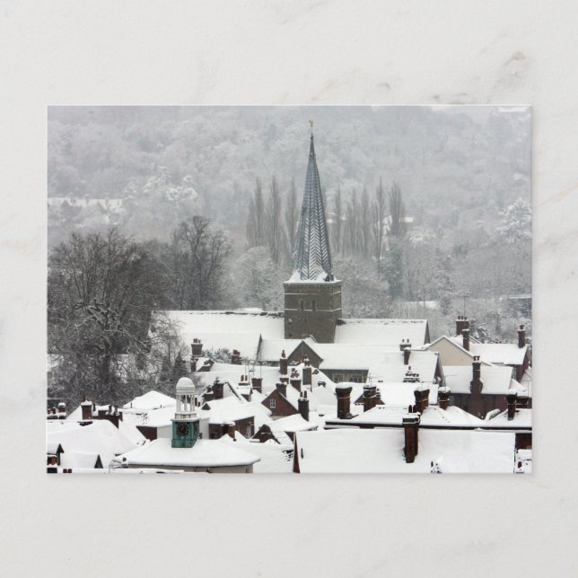 Godalming Snow Postkarte (Vorderseite)