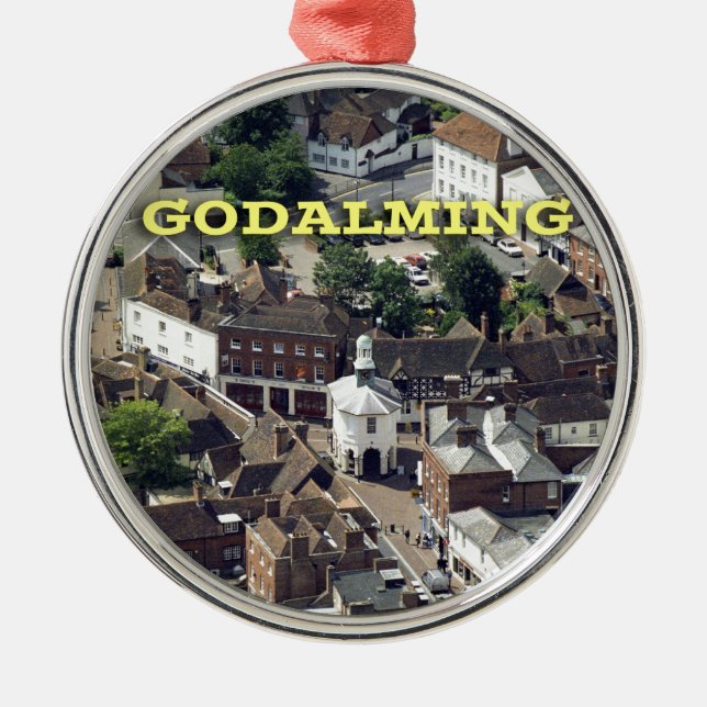 Godalming Surrey England Ornament Aus Metall (Vorne)
