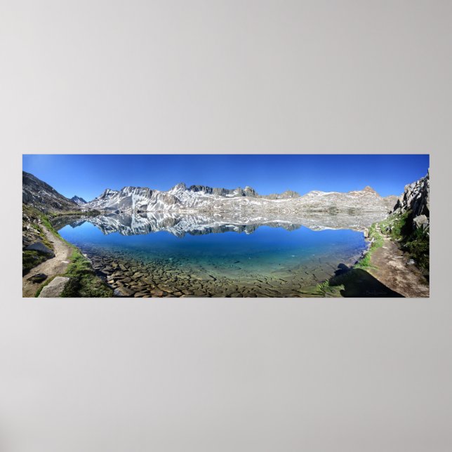 Goddard Divide at Wanda Lake - John Muir Trail Poster (Vorne)