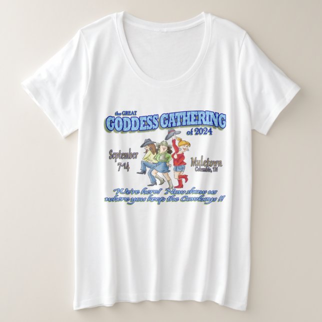 Goddess Ansammlung 2024 Tshirt (Design vorne)