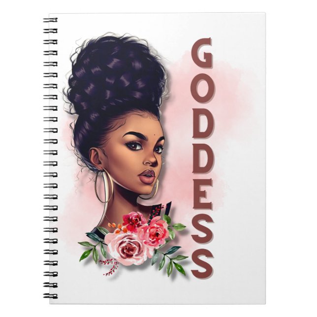 Goddess: Black Girl Magic Notizblock (Vorderseite)