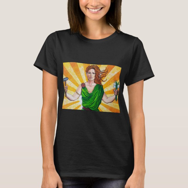 Goddess Brigid T-shirt (Vorderseite)