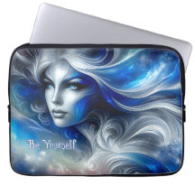 Goddess Celestial White Blue Head Februar -