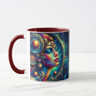 Goddess Colorful Head Round Jewelier März - Tasse