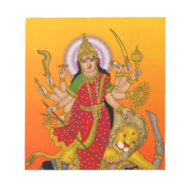 Goddess Durga Notepad Notizblock
