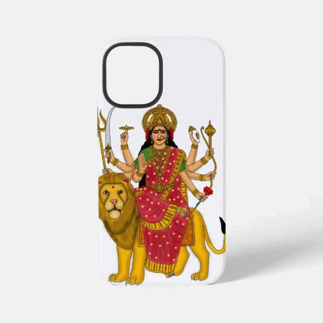 Goddess Durga Phone Case iPhone Hülle (Rückseite)
