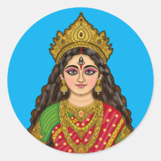 Goddess Durga Sticker