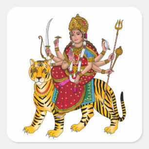 Goddess Durga Stickers