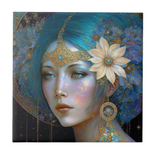 Goddess Fantasy Art Keramik Tile Fliese
